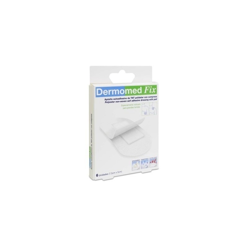 DERMOMED FIX APOSITO ESTERIL AUTOADH 9 CM X  5 C