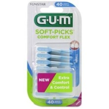 SOFT PICKS COMFORT FLEX T-S GUM 40 U