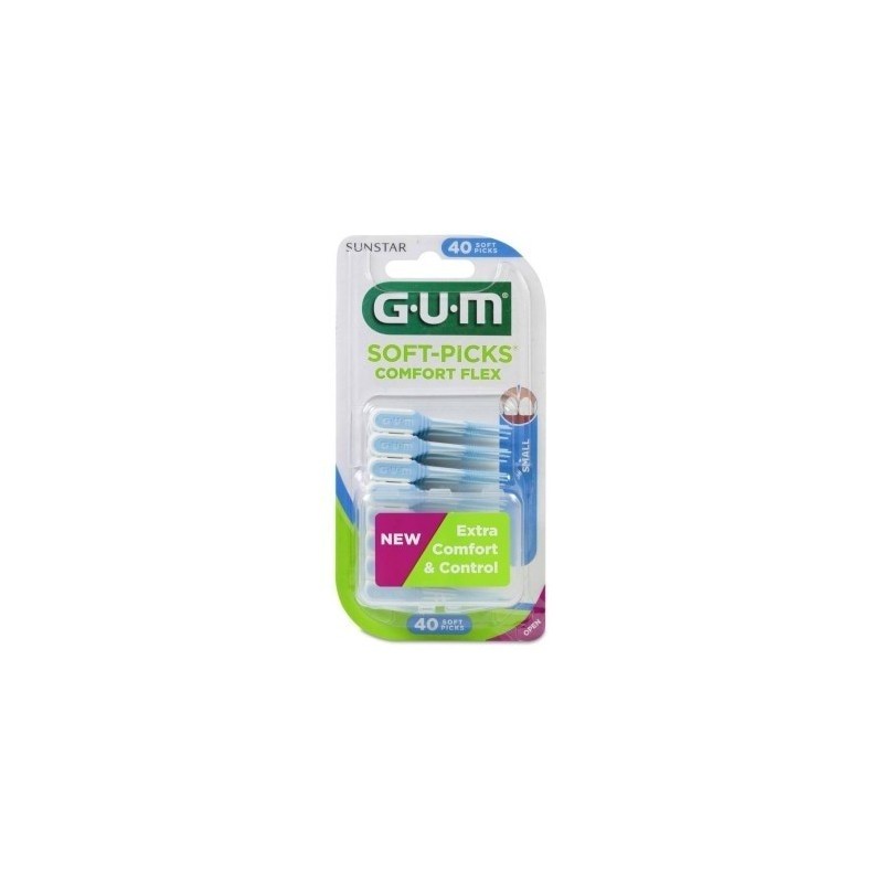SOFT PICKS COMFORT FLEX T-S GUM 40 U