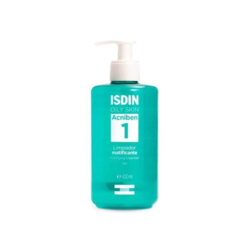 ISDIN TEEN SKIN ACNIBEN LIMPIADOR MATIFICANTE GEL 1 ENVASE 400 ML