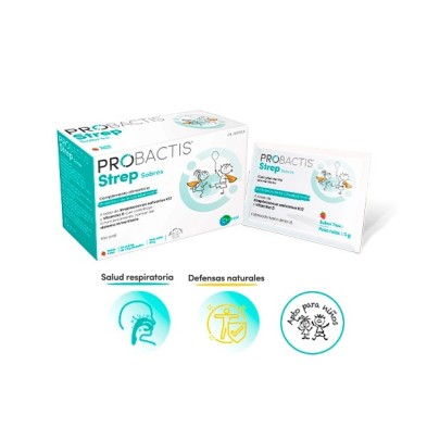 PROBACTIS STREP KIDS 30 SOBRES 1,5 G SABOR FRESA