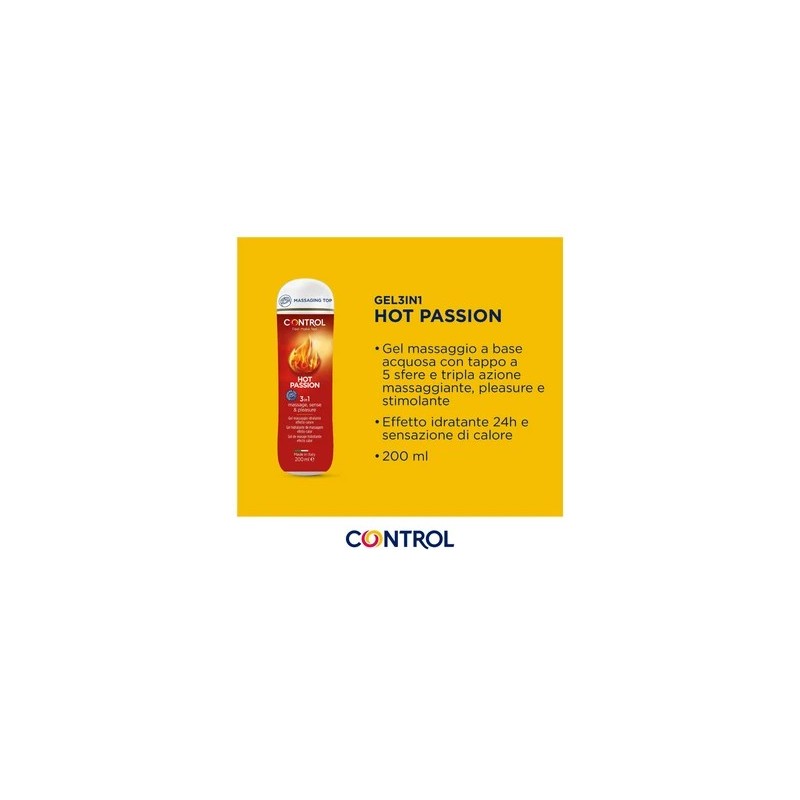 CONTROL LUBRI HOT PASSION 200