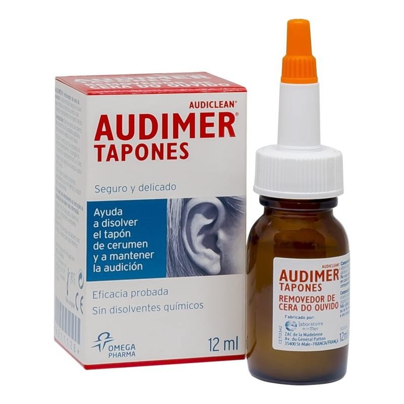 AUDIMER AUDICLEAN TAPONES SOLUCION LIMPIEZA OIDO 12 ML