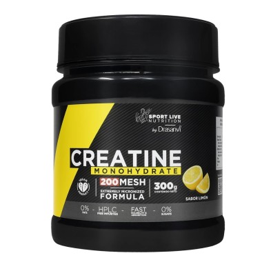 CREATINA MONOHYDRATE DRASANVI 200MESH LIMON 300G