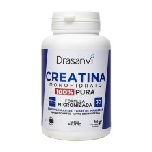 CREATINA MONOHYDRATO DRASANVI 80MESH SABOR NEUTRO 90 COMPRIMIDOS