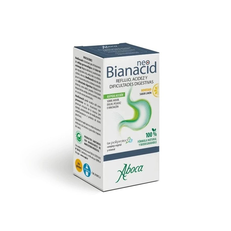 NeoBianacid 70 Comprimidos Sabor Limón | Farmacia Liceo