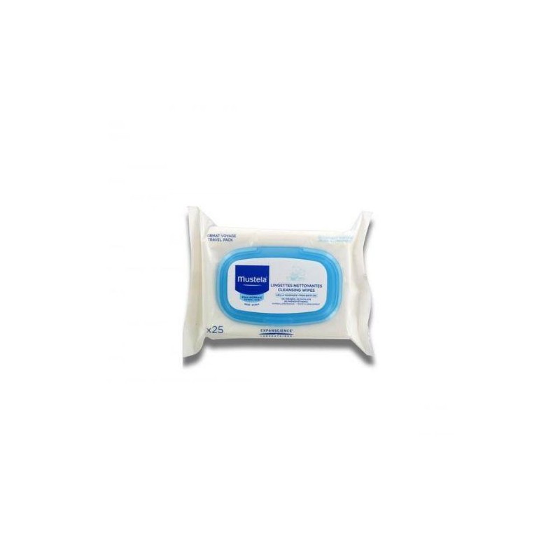 MUSTELA TOALLITAS PARA LA CARA PHYSIOBEBE 25 TOALLITAS