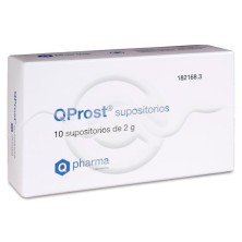 QPROST SUPOSITORIOS 10 UNIDADES
