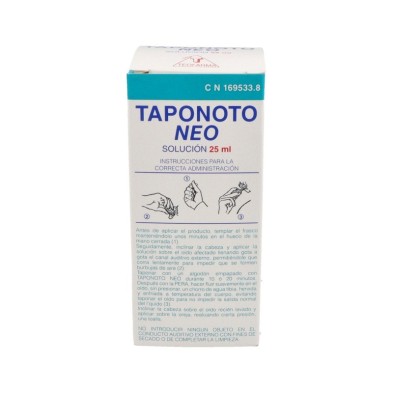 TAPONOTO NEO SOLUCION LIMPIEZA OIDOS VIAL GOTERO 25 ML Y PERA