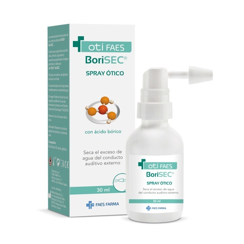 Oti Faes BoriSEC Spray Ótico 30 ml | Farmacia Liceo