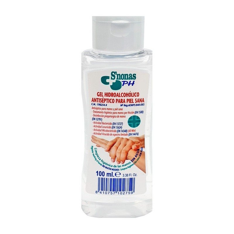 Gel Hidroalcohólico S'Nonas PH 100 ml | Farmacia Liceo