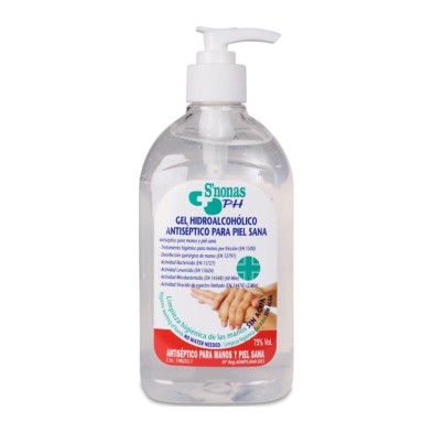 GEL HIDROALCOHOLICO ANTISEPTICO S´NONAS PH 500 ML