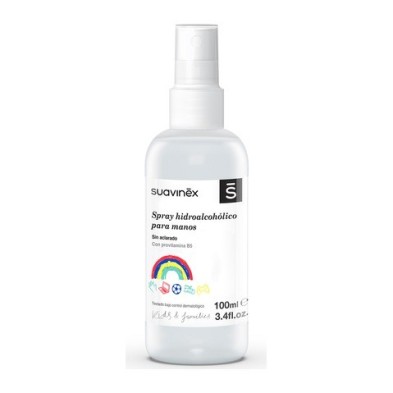 SUAVINEX SPRAY HIGINIZANTE DE MANOS HIDROALCOHOLICO 100 ML