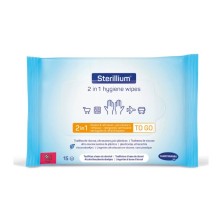 STERILLIUM 2 IN 1 HYGIENE WIPES 15 TOALLITAS