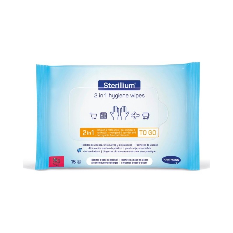 Sterillium 2 in 1 Hygiene Wipes 15 Toallitas | Farmacia Liceo