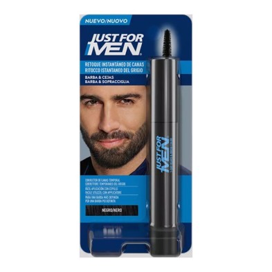 JUST FOR MEN RETOQUE INSTANTANEO DE CANAS COLOR NEGRO 9 G