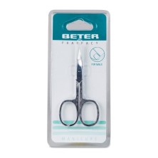 TIJERA UÑAS MANICURA BETER CROMADA RECTA PROFESIONAL