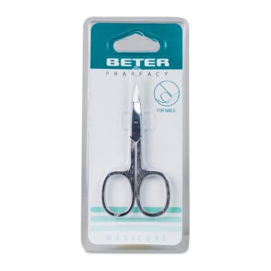 TIJERA UÑAS MANICURA BETER CROMADA RECTA PROFESIONAL