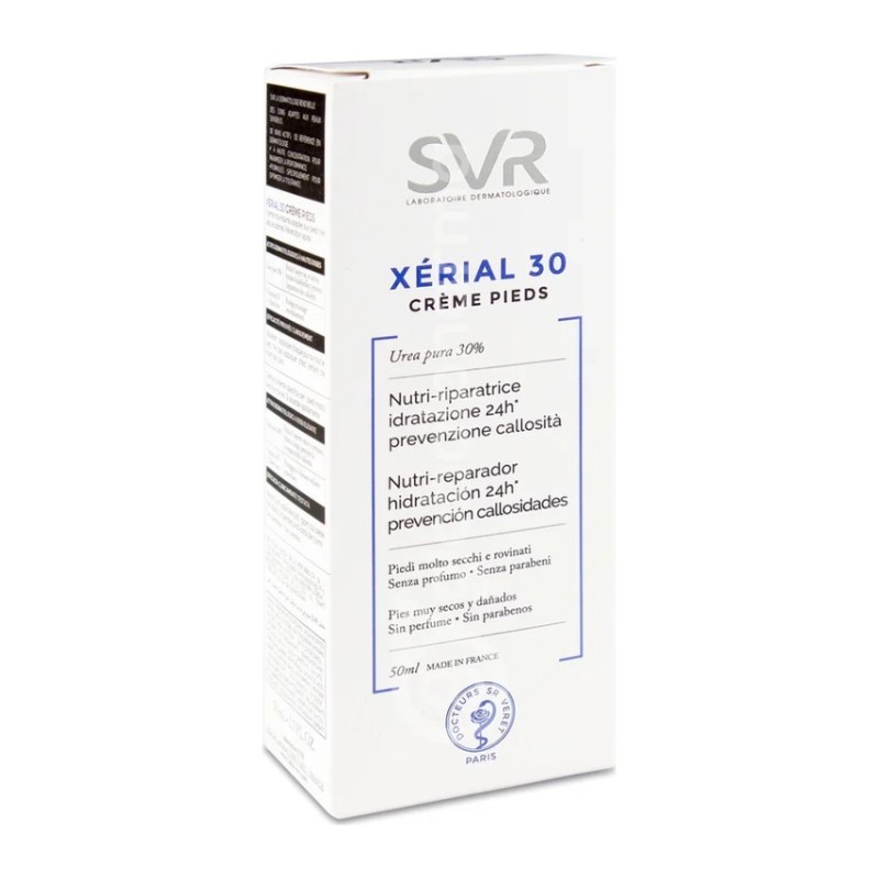 SVR Xerial 30 Crema de Pies 50 ml | Farmacia Liceo
