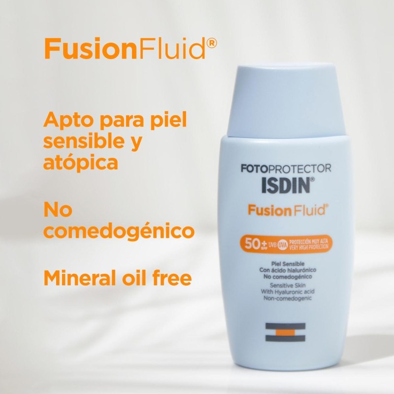 FOTOPROTECTOR ISDIN SPF 50+ FUSION FLUID 50 ML