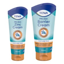 TENA PROSKIN CREMA ZINC + BARRIER CREAM 5 TUBOS 100 ML + 5 TUBOS 150 ML PACK