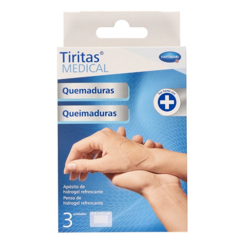 Tiritas Quemaduras Apósitos Hidrogel 3 uds | Farmacia Liceo