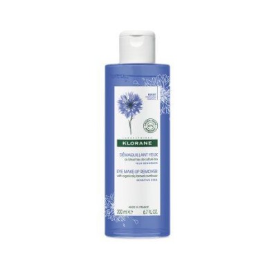 KLORANE DESMAQUILLANTE DE OJOS AL ACIANO BIO 200 ML