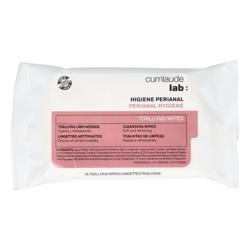 Cumlaude Toallitas Higiene Perianal 15 uds | Farmacia Liceo