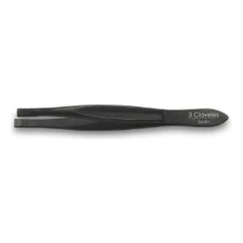 3 Claveles Pinza Depilar Estrecha Negra 8 cm | Farmacia Liceo