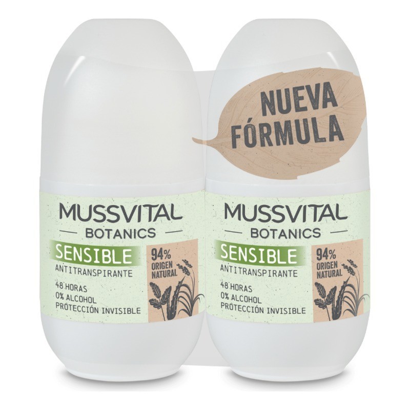 Mussvital Botanics Desodorante Sensible 75 ml | Farmacia Liceo