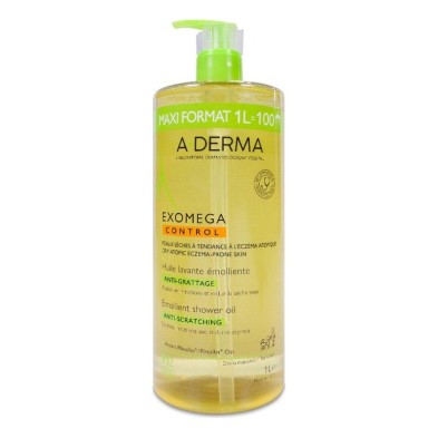 A-DERMA EXOMEGA CONTROL ACEITE LIMPIADOR EMOLIENTE 1 L