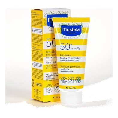 MUSTELA LECHE SOLAR MUY ALTA PROTECCION SPF 50+ 100 ML
