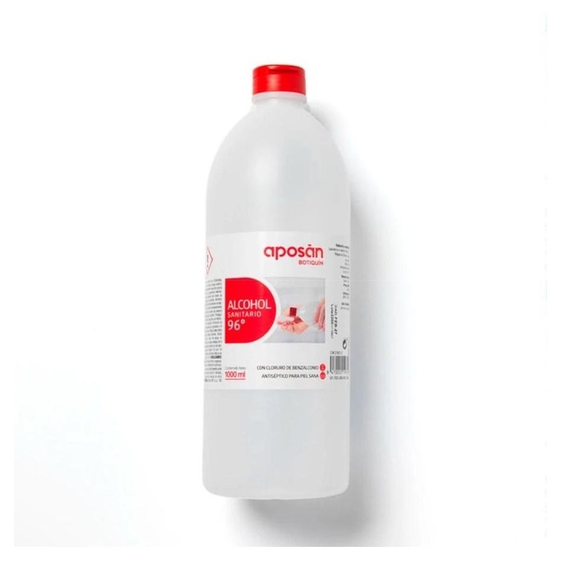 Alcohol 96º Aposan 1000 ml antiséptico | Farmacia Liceo