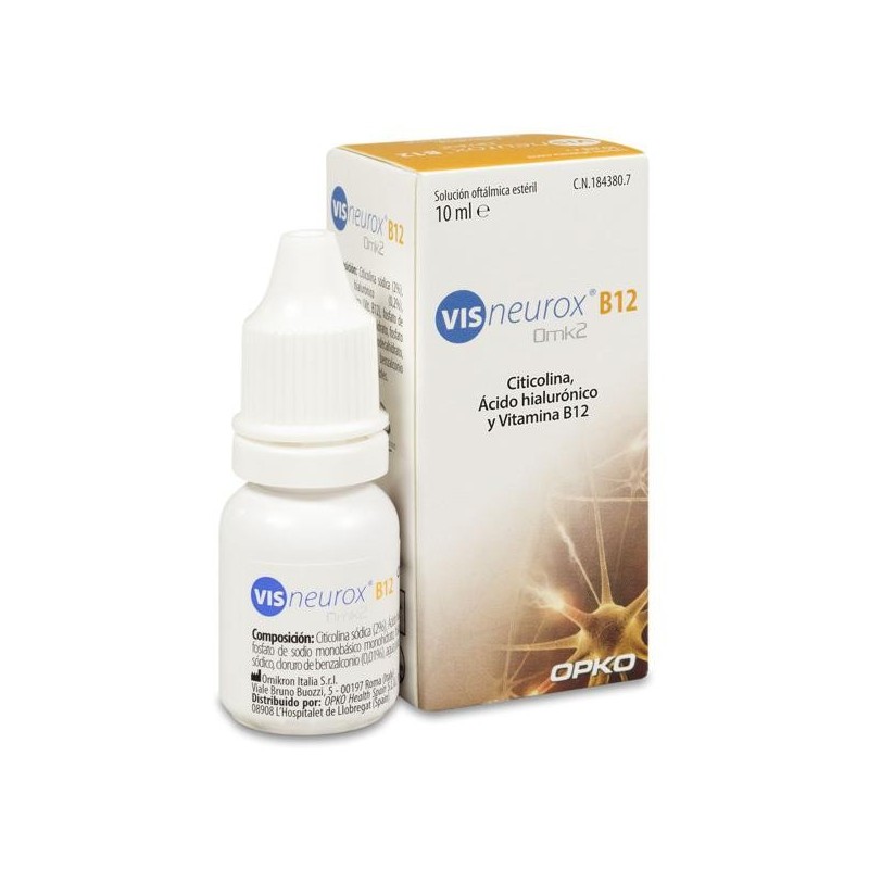 Visneurox b12 omk2 Solución Oftálmica Estéril 10