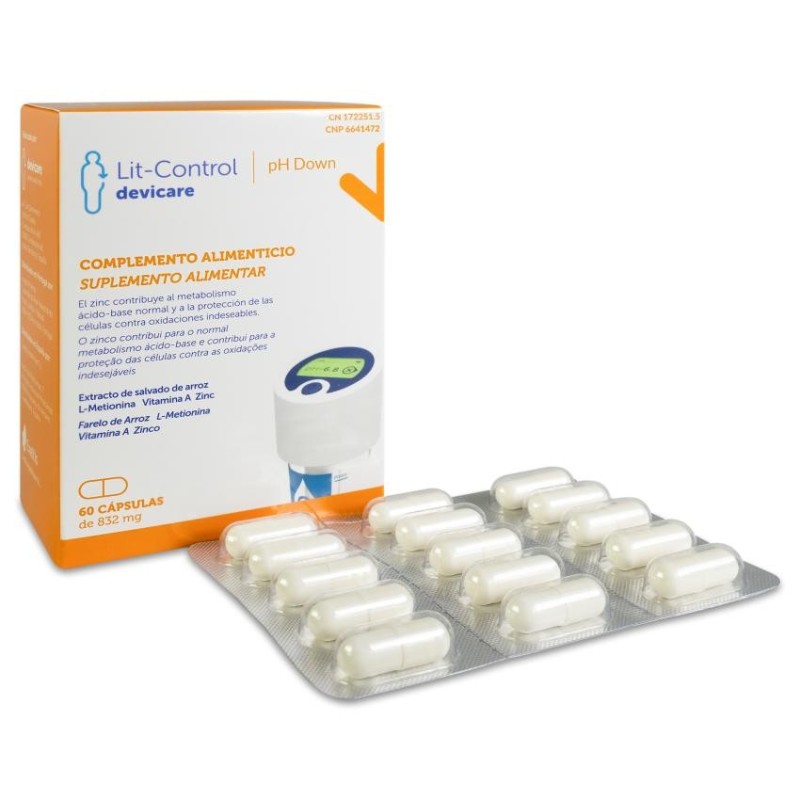 Lit-control Ph Down 60 Cápsulas