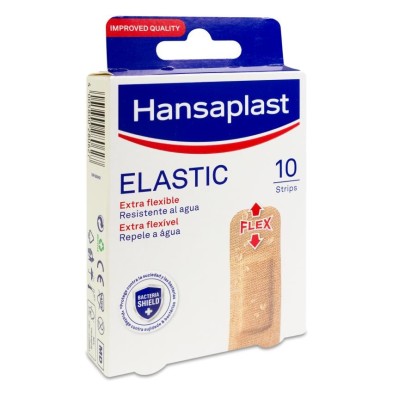 Hansaplast Elastic Apósito Adhesivo 10 Unidades 72 x 22 mm