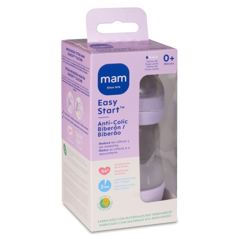 Biberon Anticolico Mam Easy Start +0 Meses Matt-r 160 ml