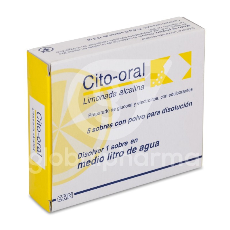 Cito-oral Limonada Alcalina 15,28 g 5 Bolsas