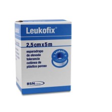 Esparadrapo Hipoalergico Leukofix Plástico 1 Unidad 5 m x 2,5 cm