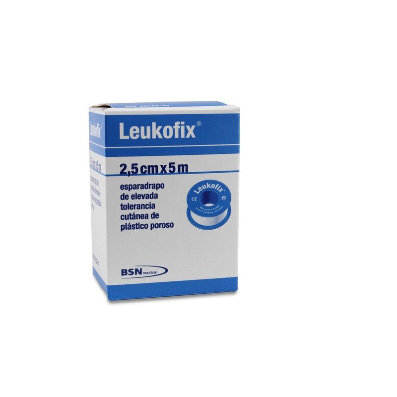 Esparadrapo Hipoalergico Leukofix Plástico 1 Unidad 5 m x 2,5 cm