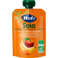 Hero Baby Solo Manzana Plátano y Zanahoria 1 Bolsa 100 g