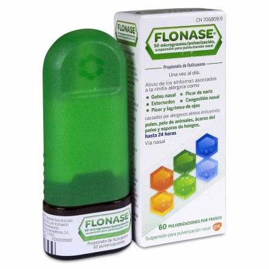 Rhinovin Alergia 50 Microgramos/pulverizacion Suspension para Pulverización Nasal 60 Pulverizaciones