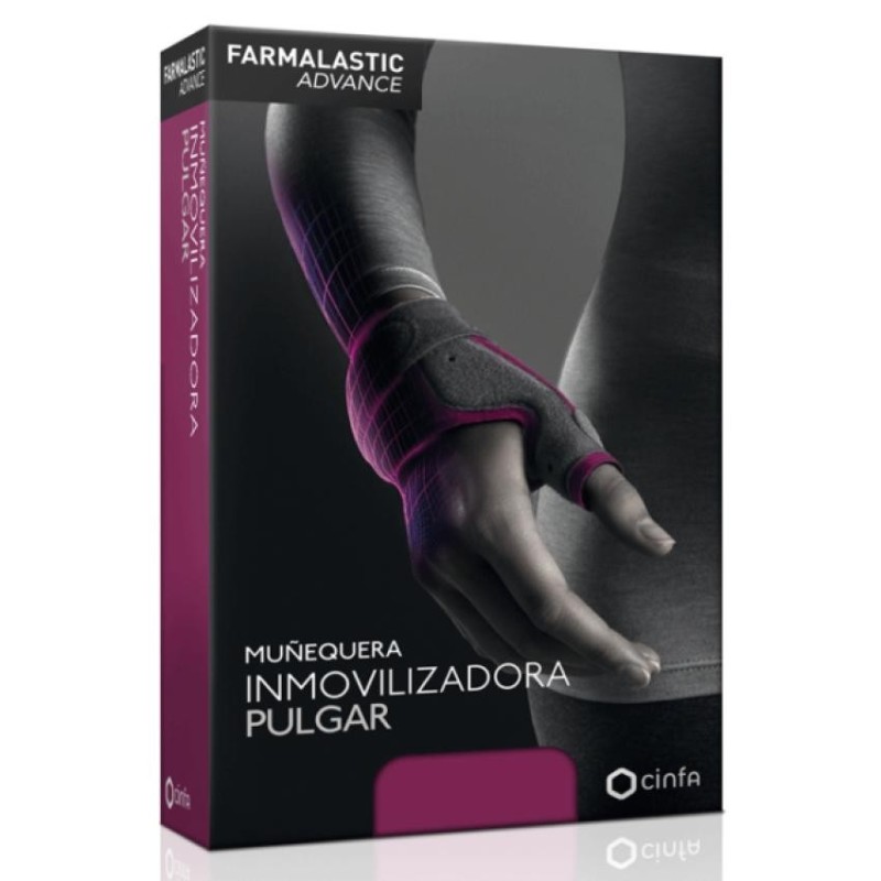 Muñequera Inmovilizadora Pulgar Farmalastic Advance 1 Unidad Talla 2