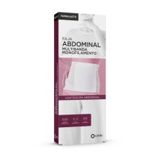 Faja Abdominal Multibanda Monofilamento Farmalastic 1 Unidad Talla Pequeña Color Blanco