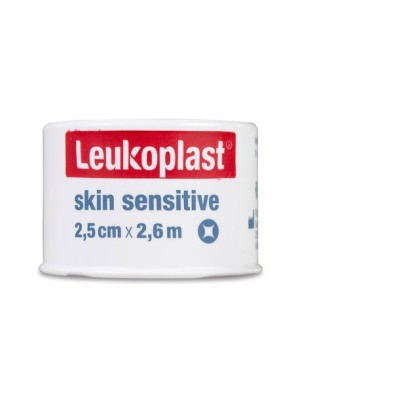 Esparadrapo Hipoalergico Leukoplast Skin Sensitive 1 Unidad 2,6 m x 2,5 cm