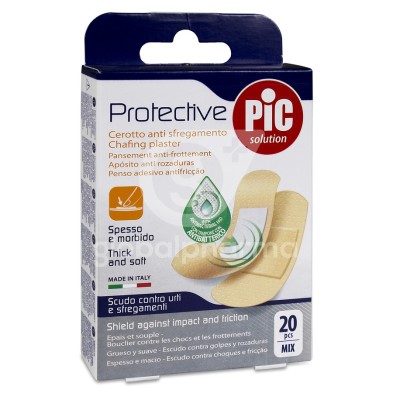 PIC Protective con Bactericida Apósito Adhesivo 20 Unidades Surtido