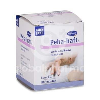 Venda Elastica Cohesiva Peha-haft Látex Free 1 Unidad 4 m x 6 cm