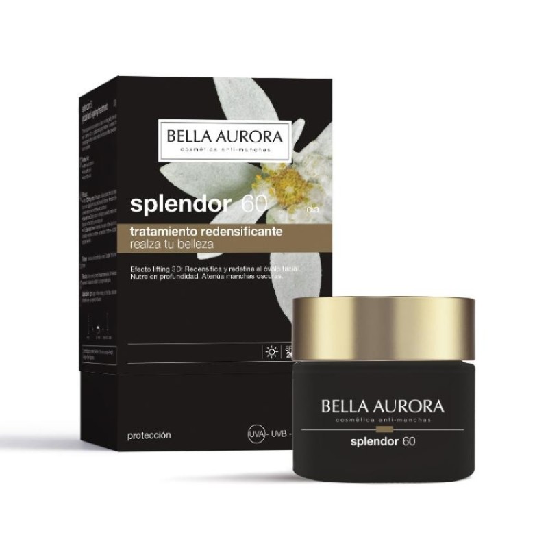 Splendor +60 Bella Aurora Crema de Día Antiedad y Redensificante 50 Mililitros