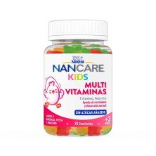 Nancare Kids Multivitaminas 30 Gominolas Sabor Naranja Fresa y Manzana