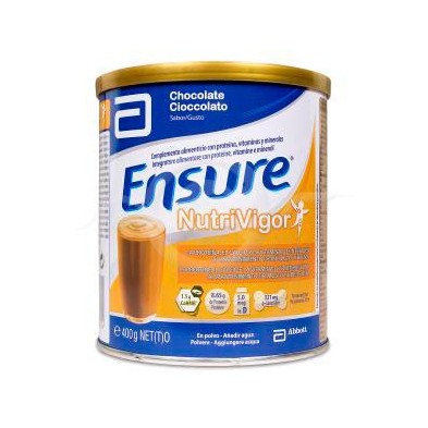 Ensure Nutrivigor 1 Lata 400 g Sabor Chocolate